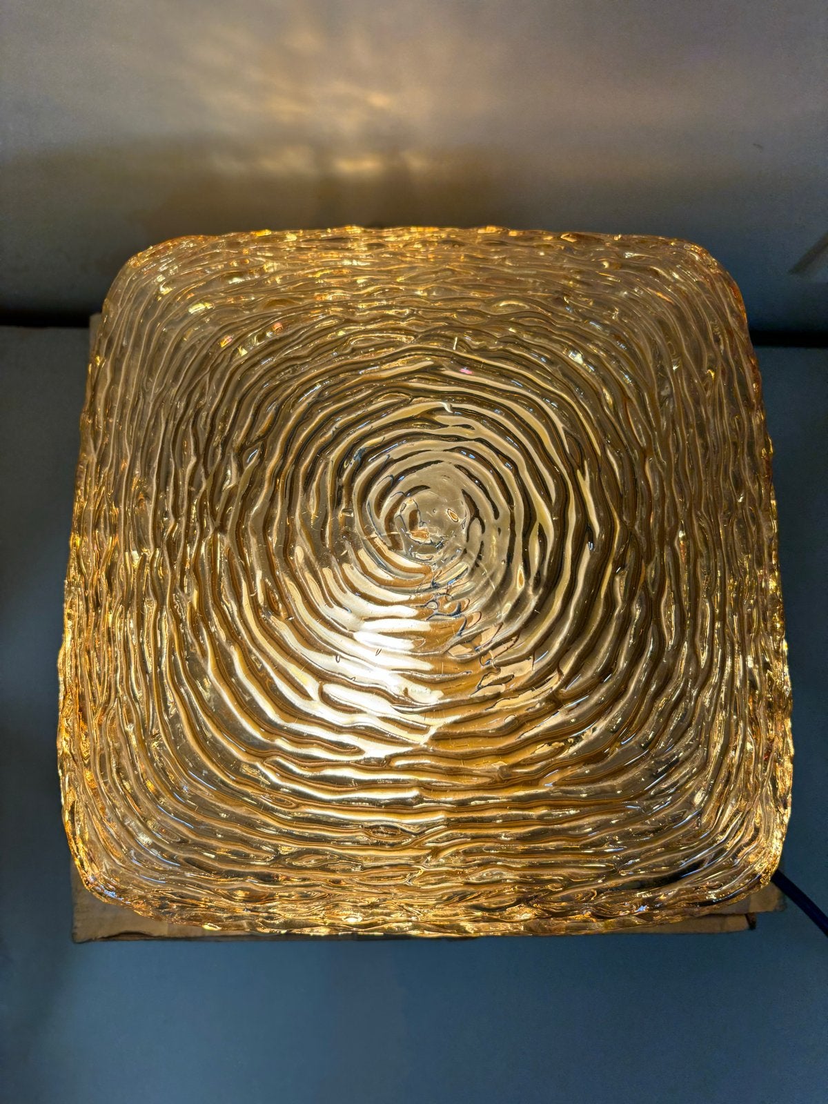 Nieuw Old Stock Helena Tynell Amber Gouden Plafondlamp 22cm, Ophalen of Verzenden, Nieuw