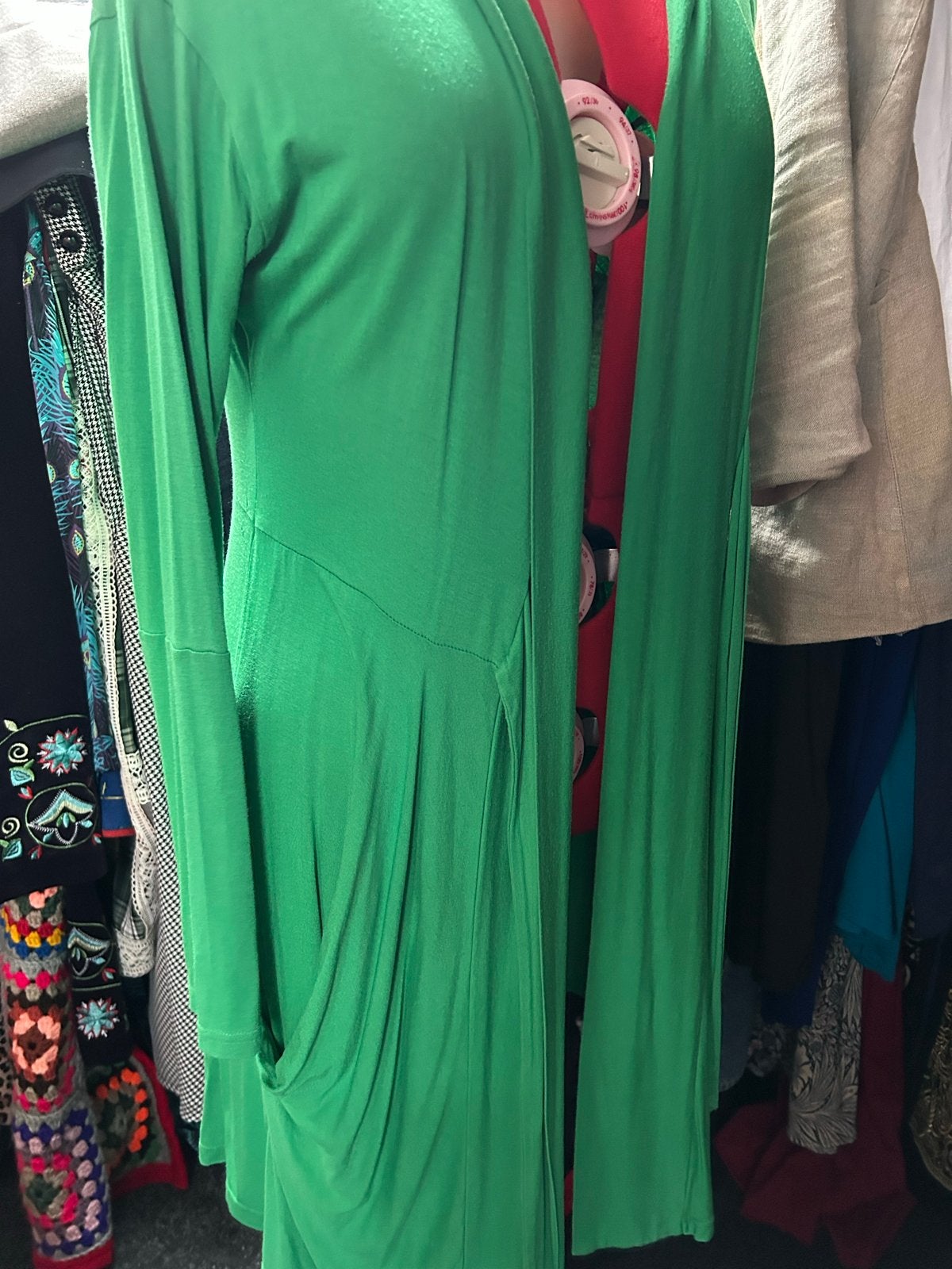 Groen Tricot Vest Lien & Giel, Ophalen of Verzenden, Gedragen, Maat 38/40 (M), Groen