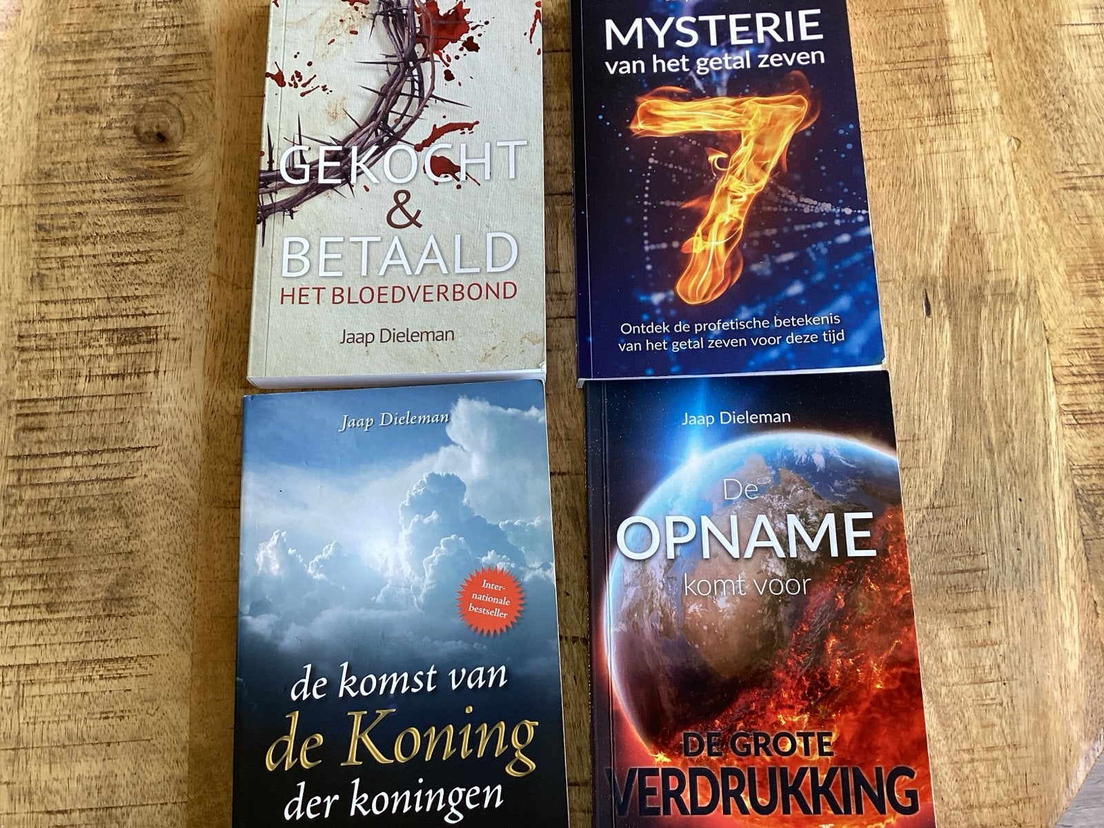 4 boeken van Jaap Dieleman - Christendom, Boeken, Ophalen of Verzenden, Zo goed als nieuw, Christendom | Protestants