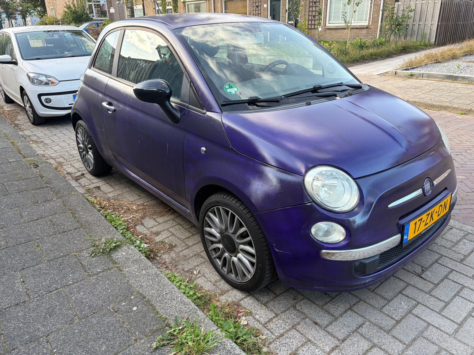 Fiat 500 1.2 C 2008 Aparte uitvoering  airco Nap, Auto's, Voorwielaandrijving, Stof, 840 kg, 4 stoelen