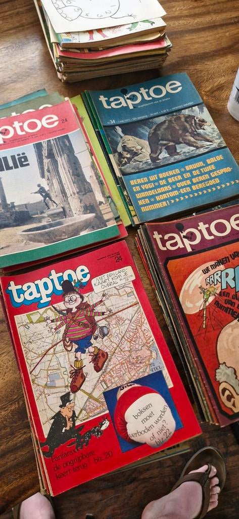 61 stuks Taptoe - Oudere jeugdblad, Boeken, Tijdschriften en Kranten, Ophalen of Verzenden, Gelezen, Overige typen