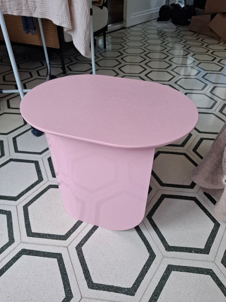 Fest Bijzettafel plateau roze, Huis en Inrichting, Ophalen, Minder dan 45 cm, Minder dan 55 cm, Zo goed als nieuw