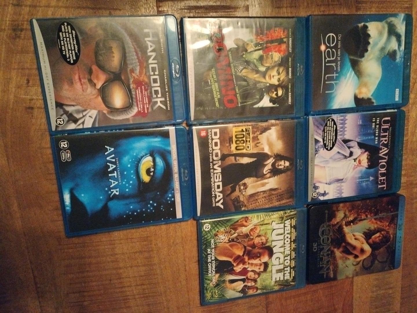 Blu-ray filmcollectie: Hancock, Avatar, Doomsday en meer, Nederlands, Boxset, Actie, Ophalen of Verzenden