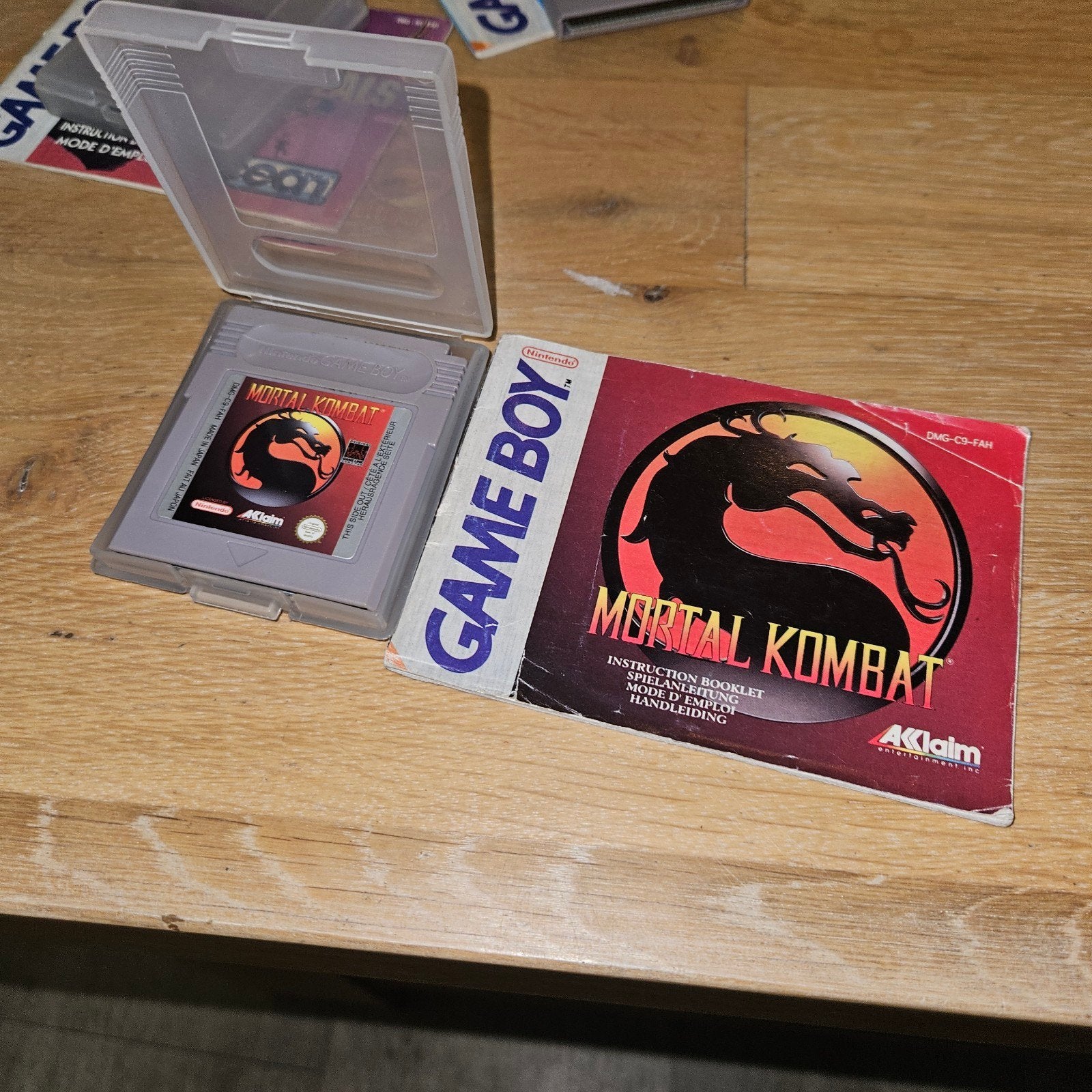 Mortal Kombat Game Boy met handleiding, Gebruikt, Vechten, 1 speler, Ophalen of Verzenden