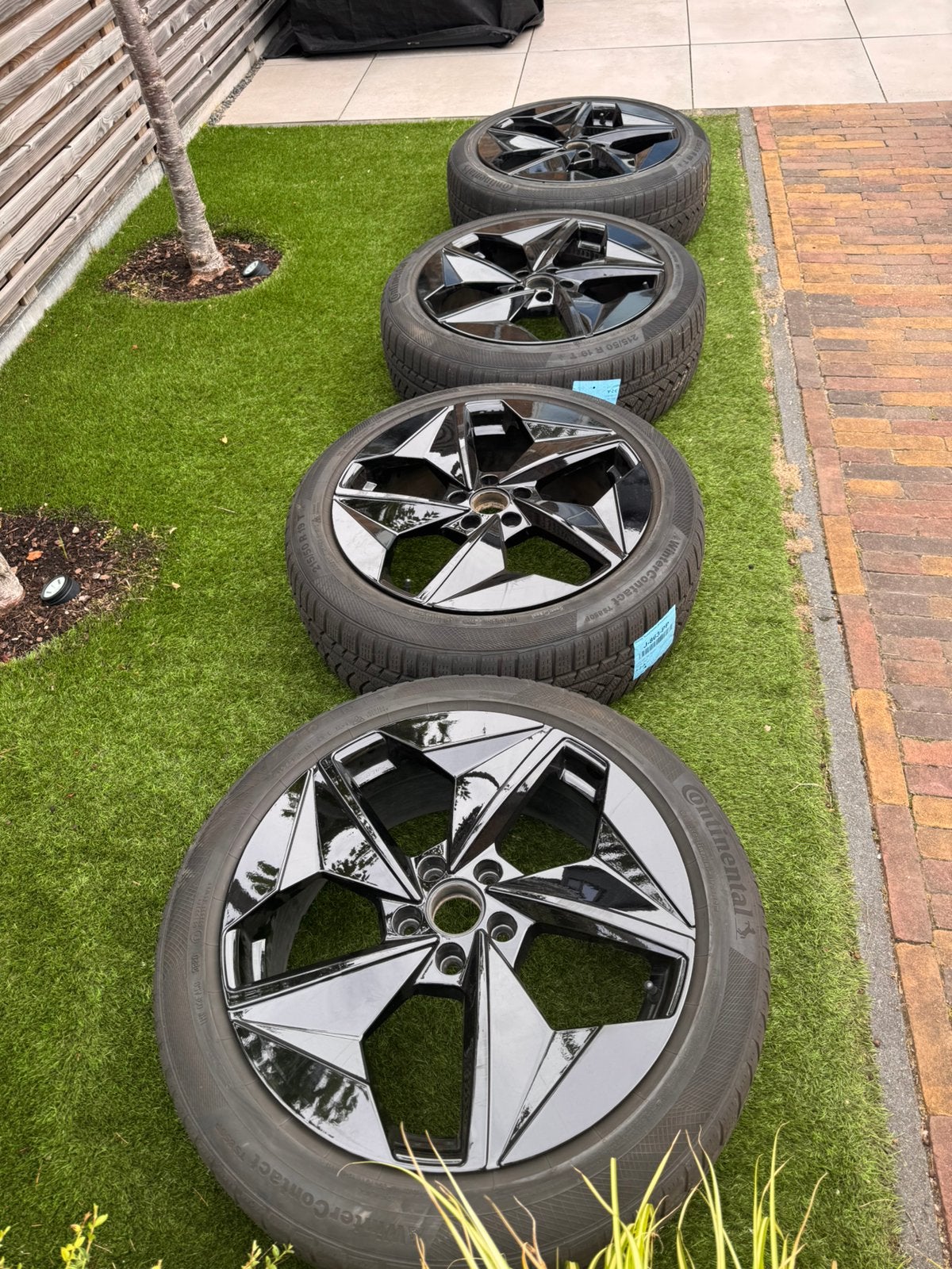 Zwarte velgen GMP 19 inch, Auto-onderdelen, Banden en Velgen, Velg(en), Winterbanden, Personenwagen, Ophalen