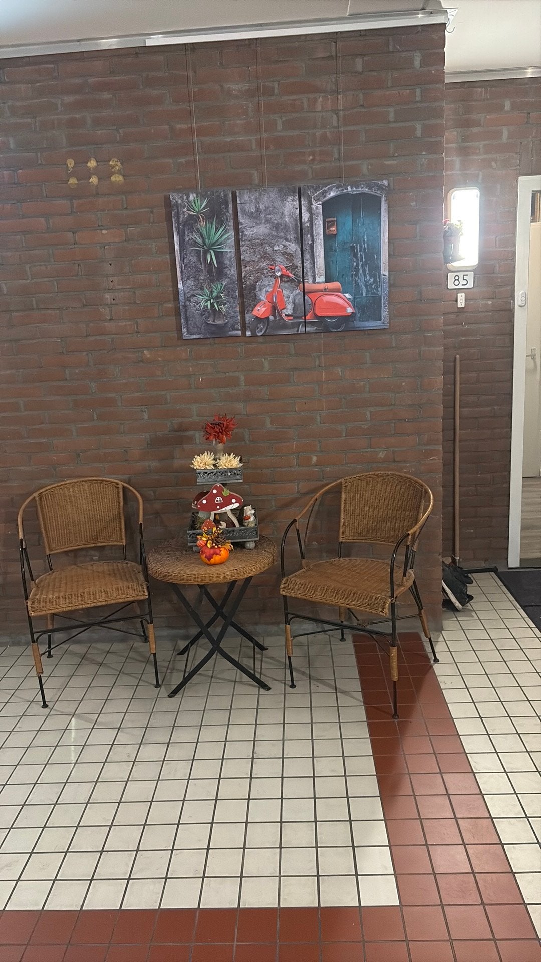 Bistro setje, Tuin en Terras, 2 zitplaatsen, Overige materialen, Gebruikt, Ophalen of Verzenden