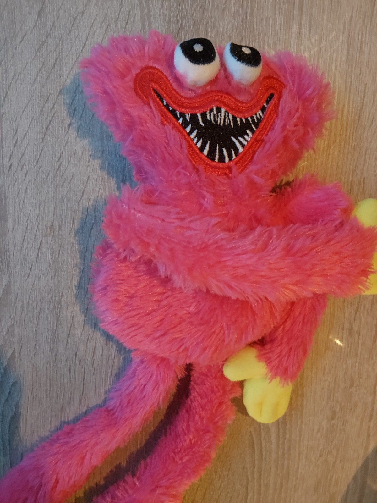 Roze Huggy Wuggy knuffel - Poppy Playtime, Gebruikt, Overige merken, Overige karakters, Overige typen