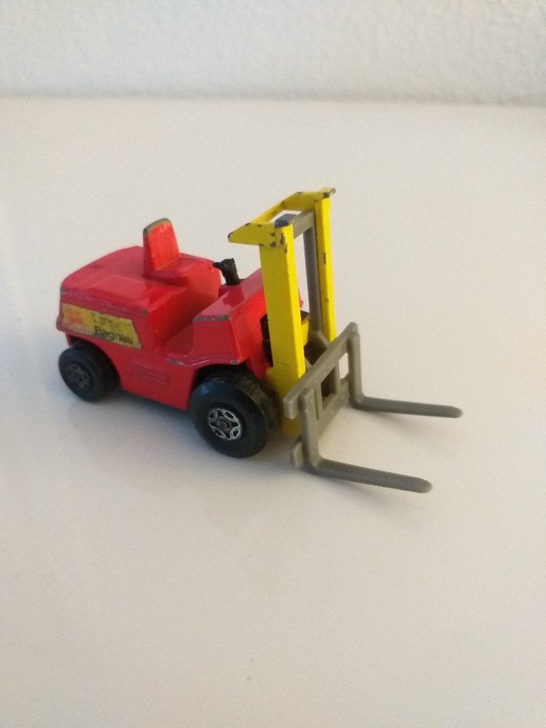 Fork lifttruck matchbox, Ophalen of Verzenden, Gebruikt, Hijskraan, Tractor of Landbouw, Matchbox