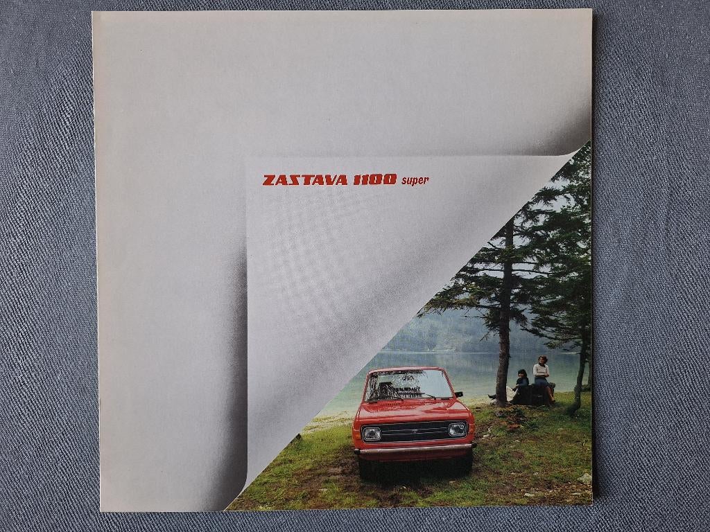 Brochure ZASTAVA 1100 Super - 1978 NL, Verzenden, Gelezen, Overige merken