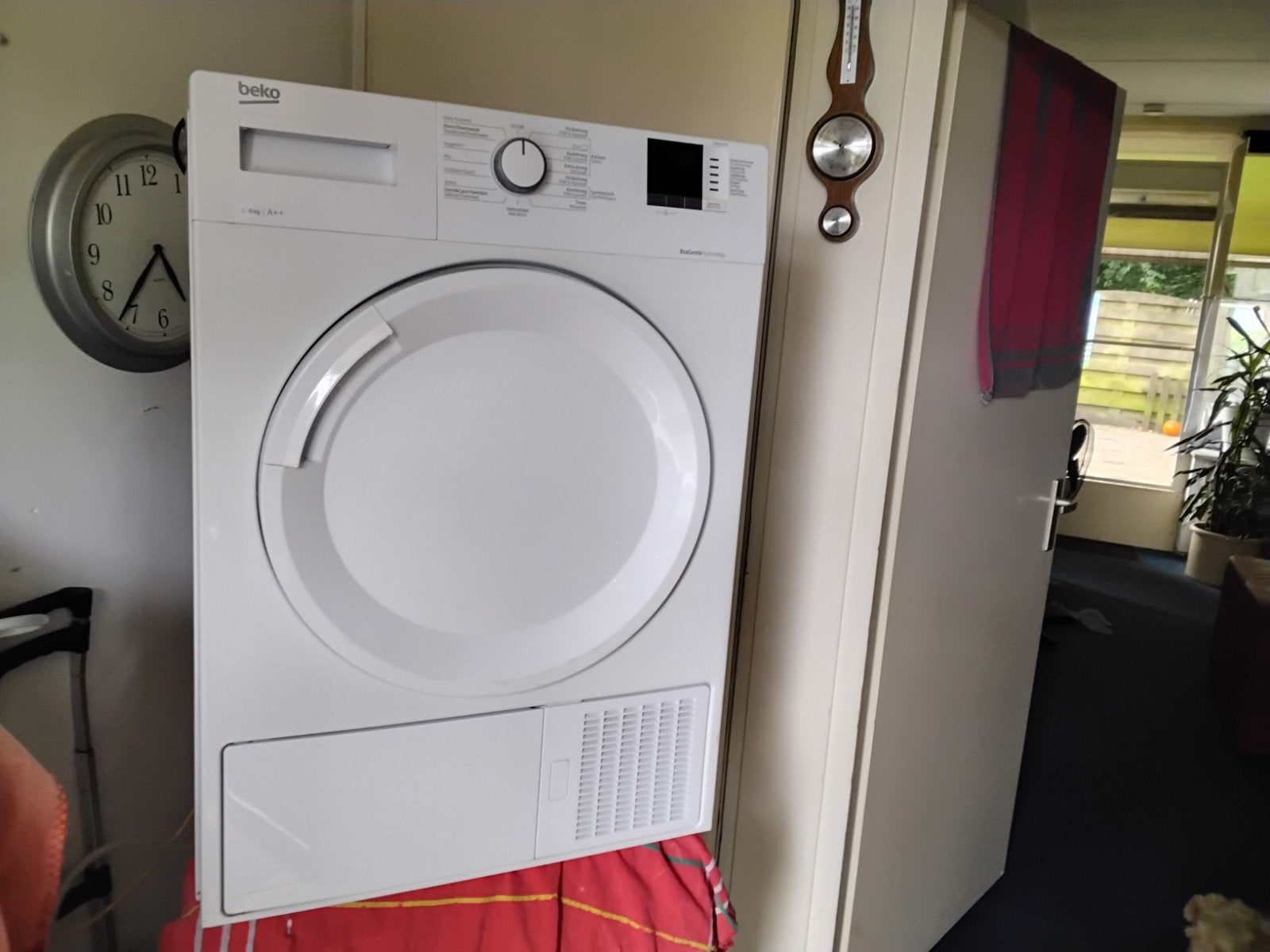 Beko Warmtepompdroger 8 kg A++ Zeer Zuinig deze wasdroger, Ophalen, 6 tot 8 kg, Minder dan 85 cm, Zo goed als nieuw