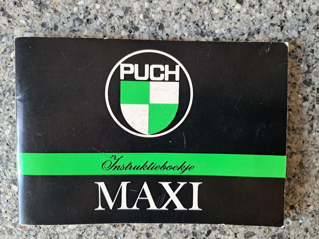 Vintage instructieboekje Puch Maxi brommer, Fietsen en Brommers, Ophalen of Verzenden, Zo goed als nieuw