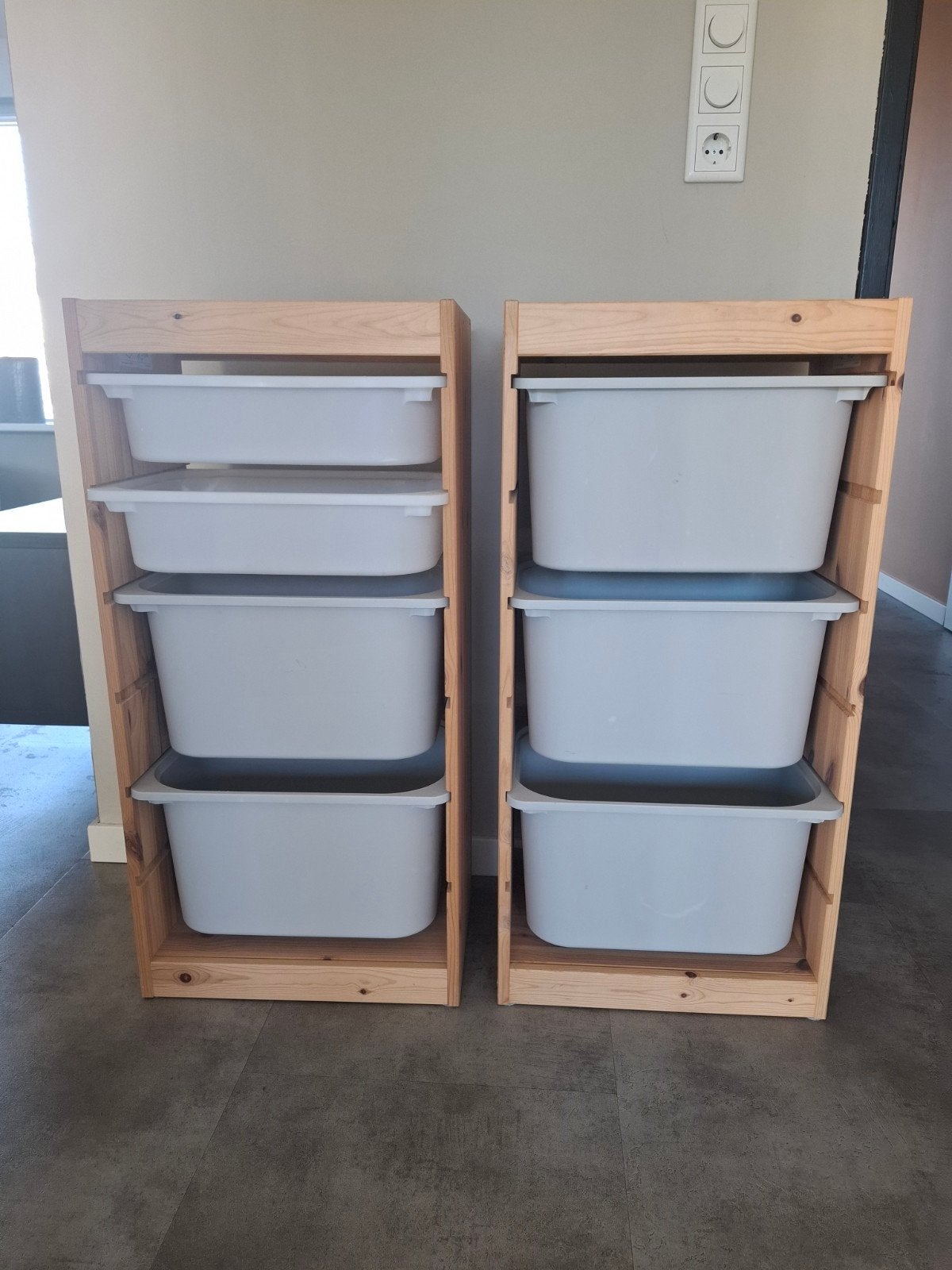 2x IKEA Trofast kastje met bakken - zo goed als nieuw, Huis en Inrichting, Ophalen, Zo goed als nieuw