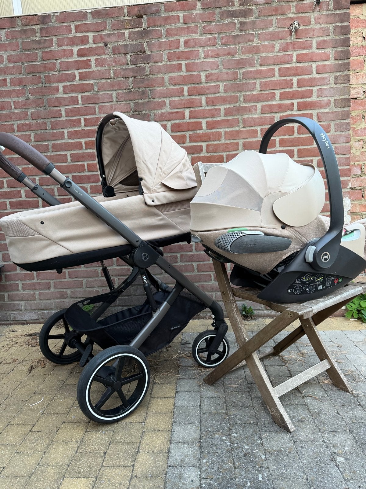 Cybex Balios S Lux Combiwagen met autostoeltje, Zo goed als nieuw, Combiwagen, Met autostoeltje, Ophalen