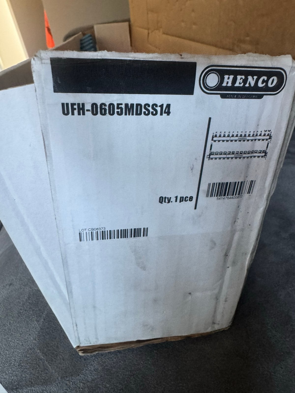 Nieuwe Henco RVS Vloerverwarmingsverdeler 14-groeps, Ophalen, Minder dan 30 cm, Overige typen, Minder dan 60 cm