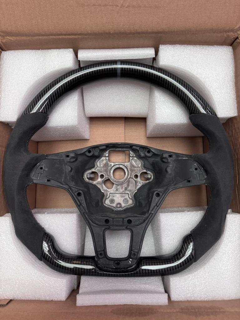 Stuur multifunction vw golf Alcantara + fibra de carbono, Ophalen of Verzenden