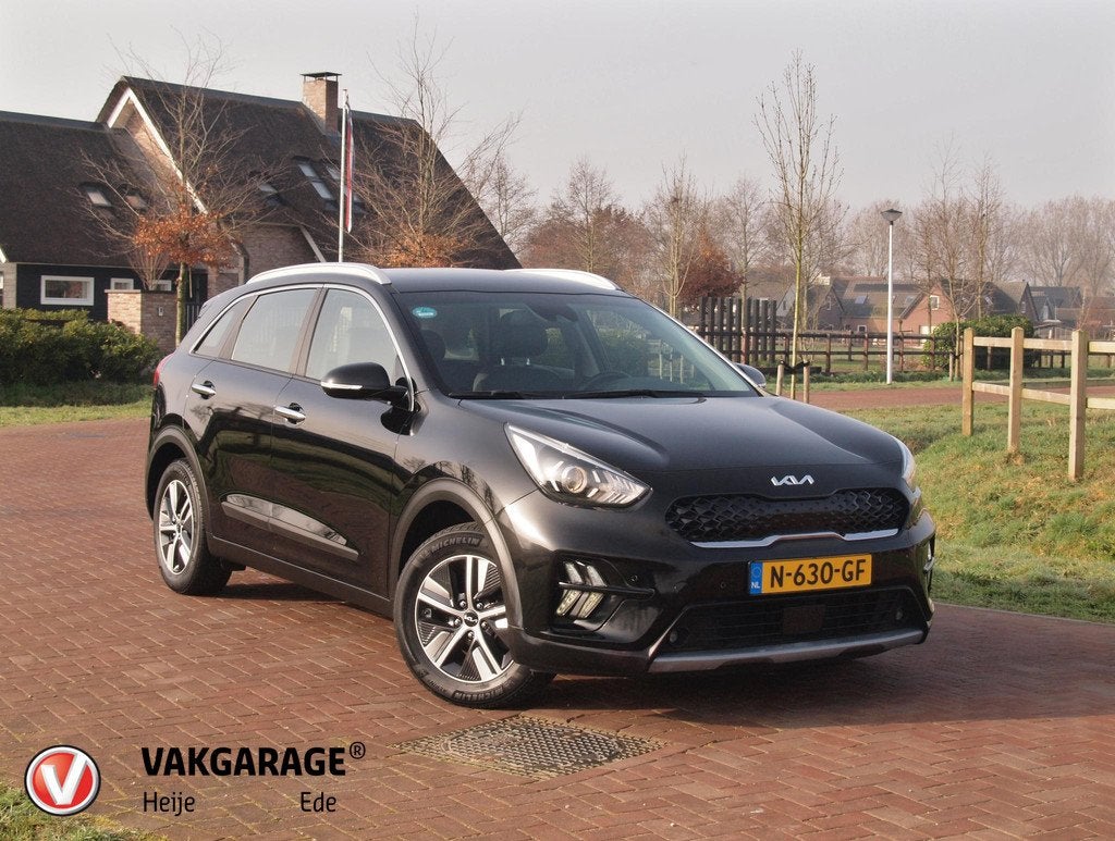 Kia Niro 1.6 GDi Hybrid DynamicLine | Camera | Apple Carplay, Auto's, Gebruikt, Euro 6, 2 kWh, Leder en Stof