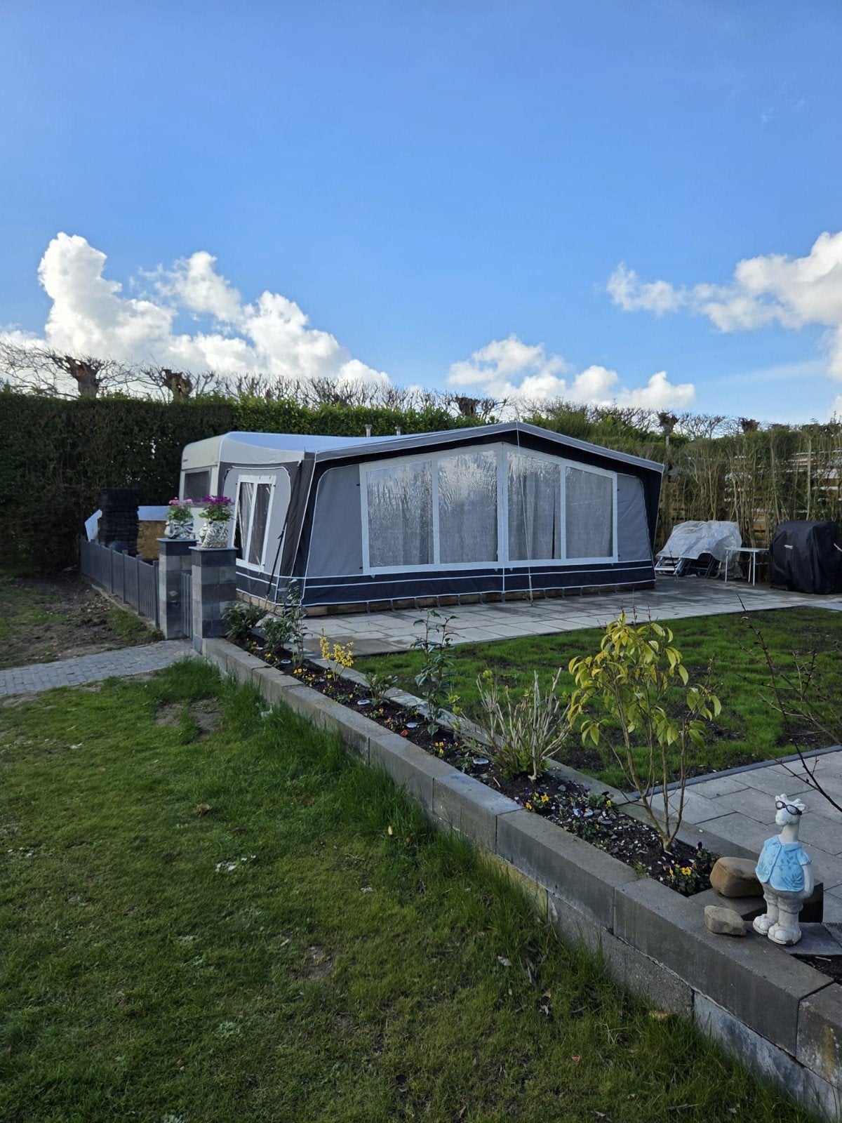 caravan met jaarplaats., Tot en met 4