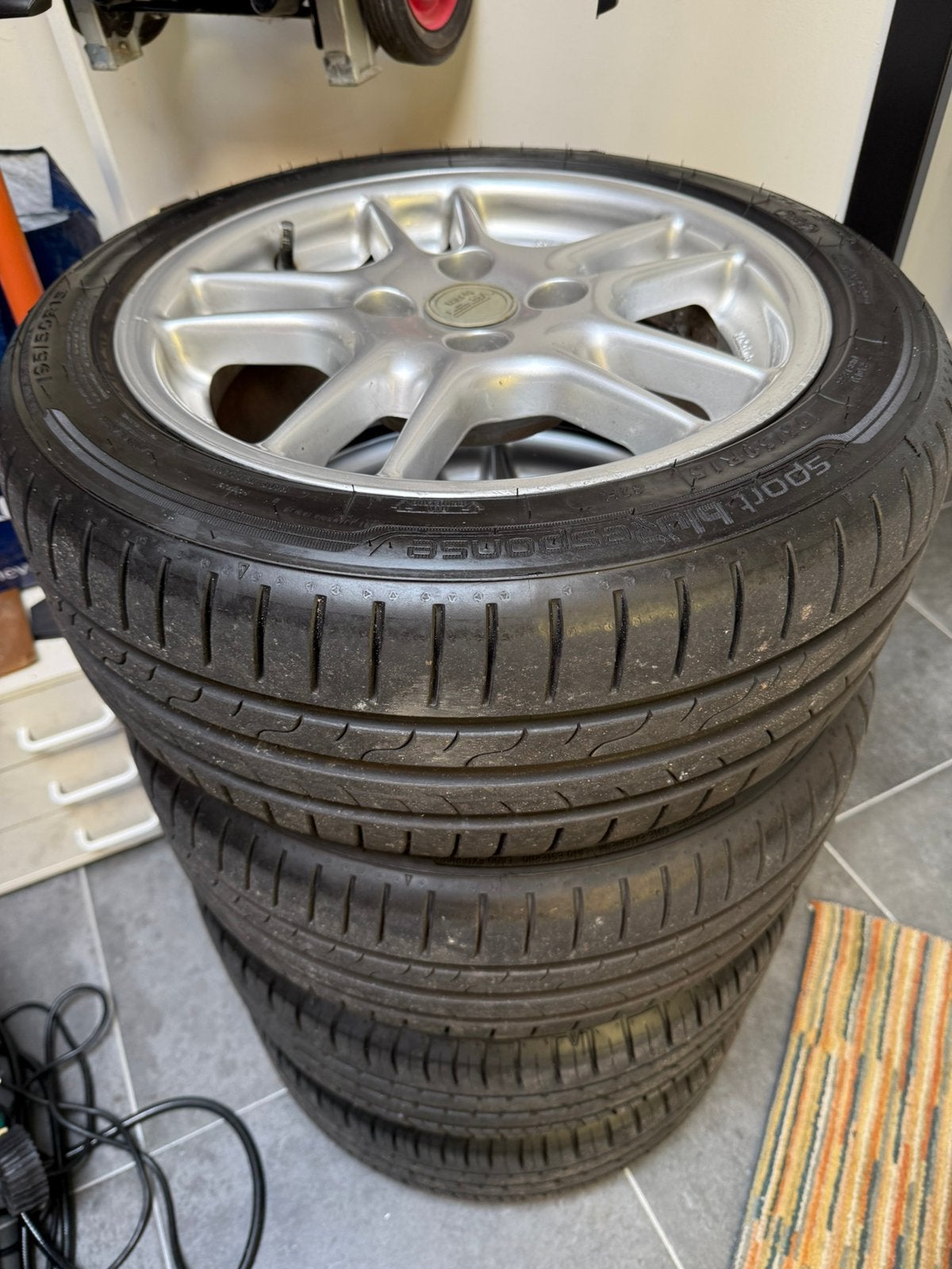 Toyota 15inch velgen Starlet Yaris Corolla Celica aw11 MR2, Ophalen, Zo goed als nieuw