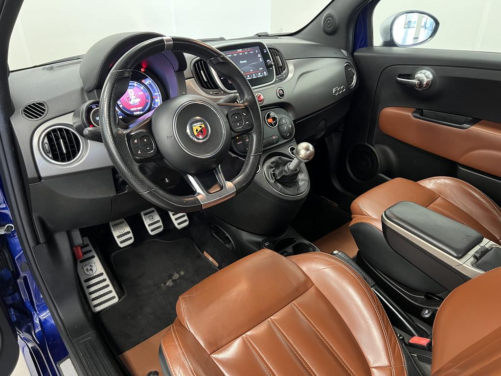 Fiat 500 1.4 T-Jet 165 PK / ABARTH TURISMO 595 / LEDER / NAV, Auto's, Voorwielaandrijving, 12 maanden, Euro 6, 4 cilinders
