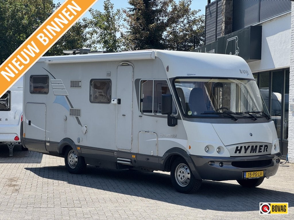 Hymer B 614 SL, Caravans en Kamperen, Campers, Integraal, Chemisch toilet, Koelkast, Luifel