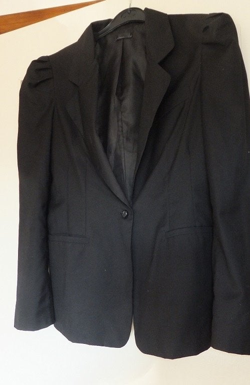 Mooi zwart jasje/colbert met pofmouwen. Vero Moda maat 38., Maat 38/40 (M), Verzenden, Vero Moda, Zwart