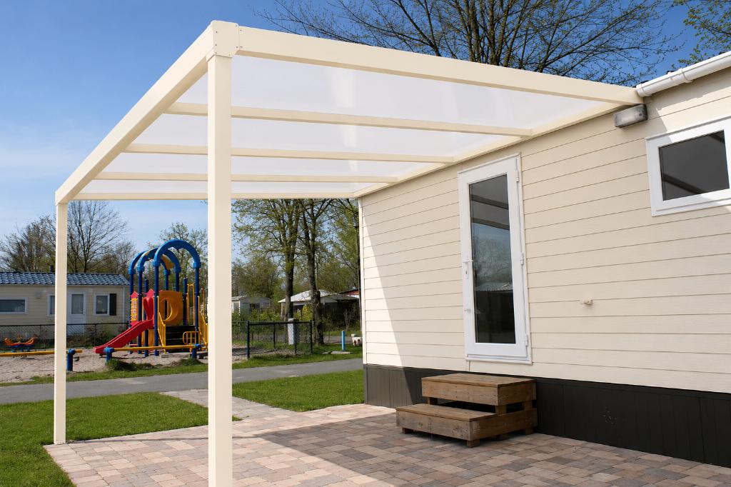 PARTIJ 25 stuks Alu. Terrasoverkappingen OPRUIMING VOORRAAD, Tuin en Terras, Overkappingen, Nieuw, Veranda, Ophalen of Verzenden