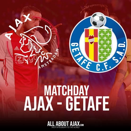 Ajax - Getafe | 2 kaarten vak 413 rij 8, Drie personen of meer, Maart