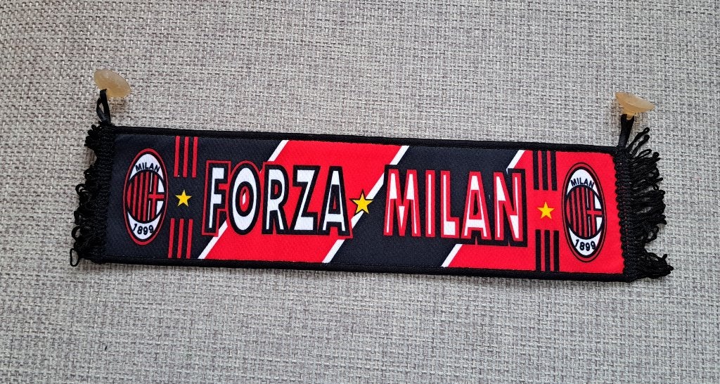 sjaal AC Milan, Ophalen of Verzenden, Gebruikt, Buitenlandse clubs, Vaantje of Sjaal