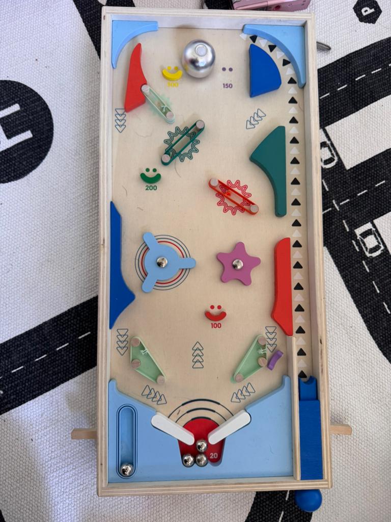 Houten Flipperkast Speelgoed voor Kinderen, Ophalen of Verzenden, Gebruikt, Jongen of Meisje