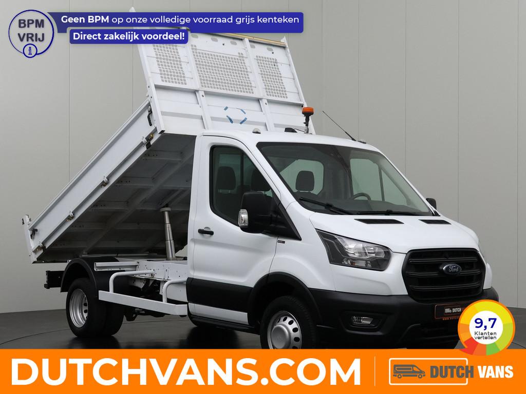 Ford Transit 2.0TDCi 170PK Kipper | 3500Kg Trekhaak | Airco, Gebruikt, 2525 kg, Wit, Multifunctioneel stuurwiel