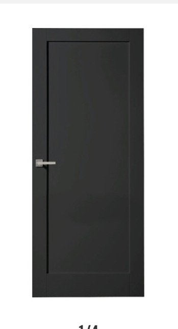 Nieuwe paneeldeuren binnendeuren zwart/wit 73/83 x 201,5, Deurkozijn, Nieuw, 150 tot 225 cm, Hout