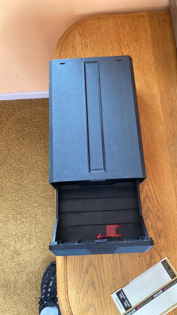 VHS Videoband Opbergdoos - Maxell, Cd's en Dvd's, VHS | Film, Gebruikt, Ophalen of Verzenden