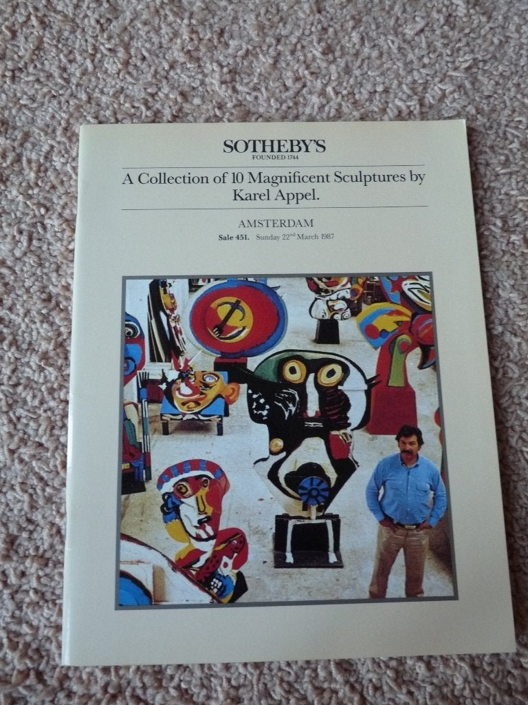 Brochure A Collection 10 Magnificent sculptures Karel Appel, Verzenden, Zo goed als nieuw, Schilder- en Tekenkunst
