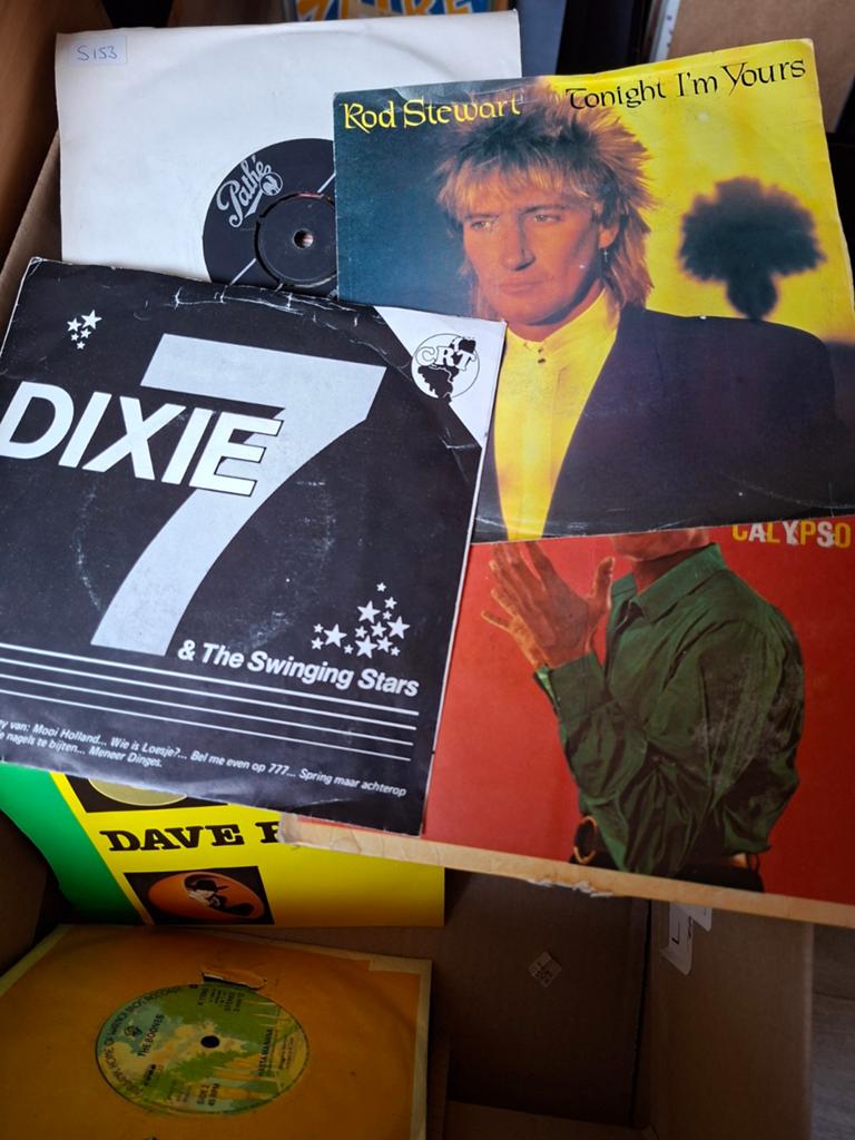 Partij diverse singles., Cd's en Dvd's, Vinyl Singles, Ophalen, Gebruikt, 7 inch, Single