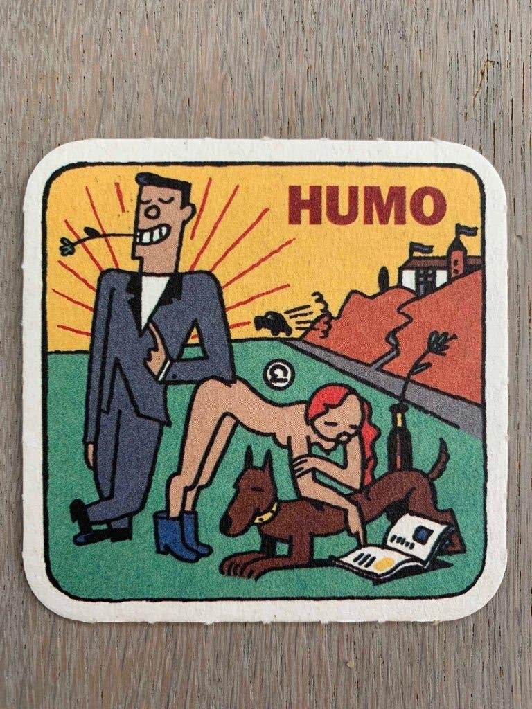 EVER MEULEN - bierviltje bierkaartje Humo * NIEUW, Ophalen of Verzenden, Overige figuren, Nieuw, Gebruiksvoorwerp