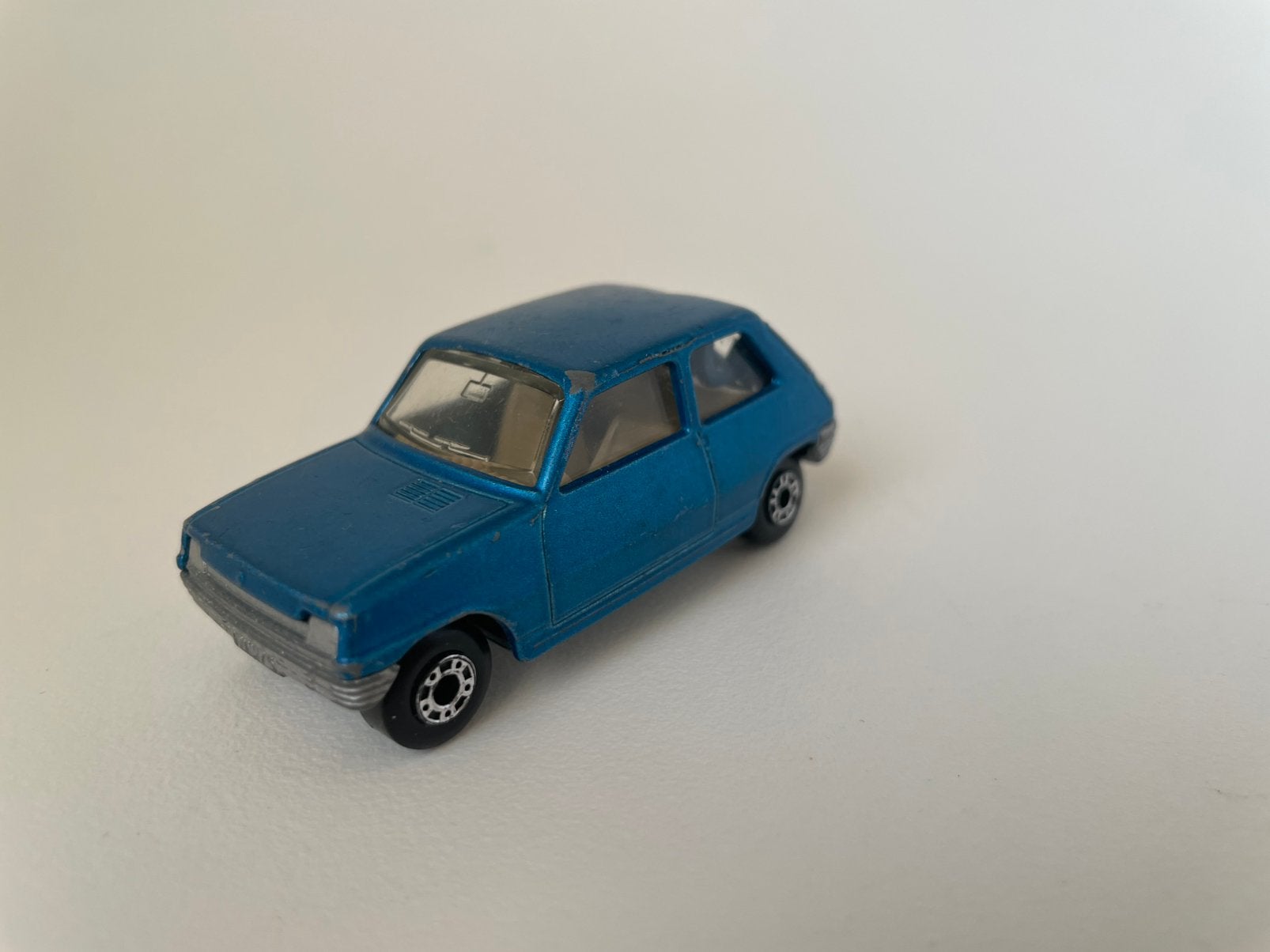 model Renault 5 R5 MkI blauw Matchbox 1/50, Ophalen of Verzenden, Gebruikt, Auto, Matchbox