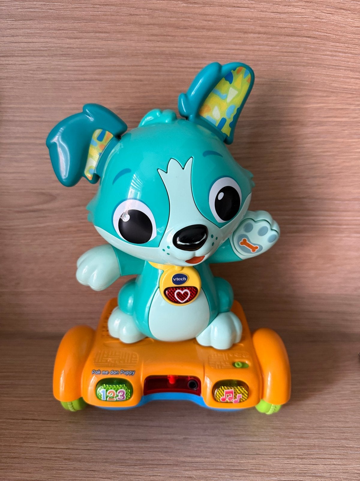 VTech Pak Me Dan Puppy, Ophalen, Zo goed als nieuw, 6 maanden tot 2 jaar