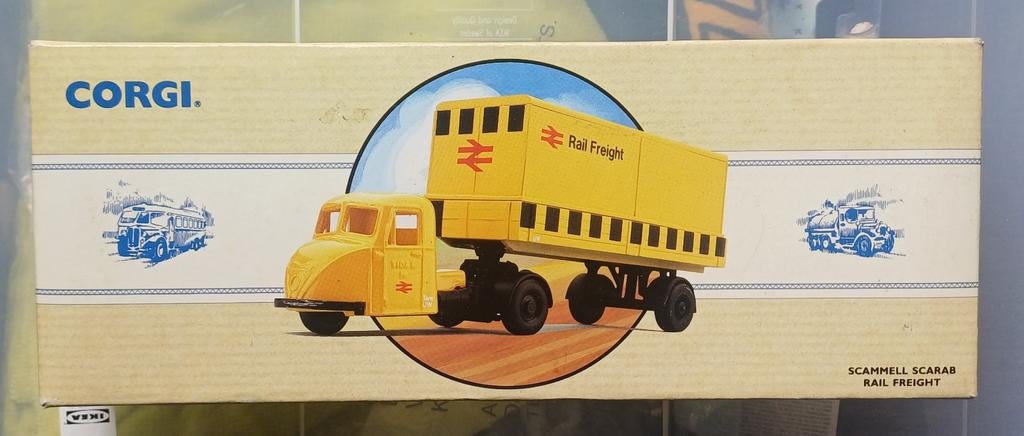 CORGI 97910 SCAMMELL SCARAB BRITISH RAIL FREIGHT heruitgave, Ophalen of Verzenden, Gebruikt
