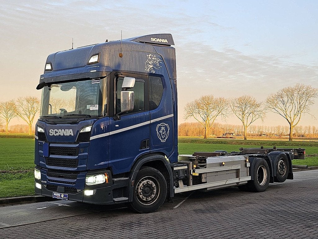 SCANIA R410 6x2*4 ret cng gas, Auto's, Automaat, Euro 6, Scania, CNG (Aardgas)