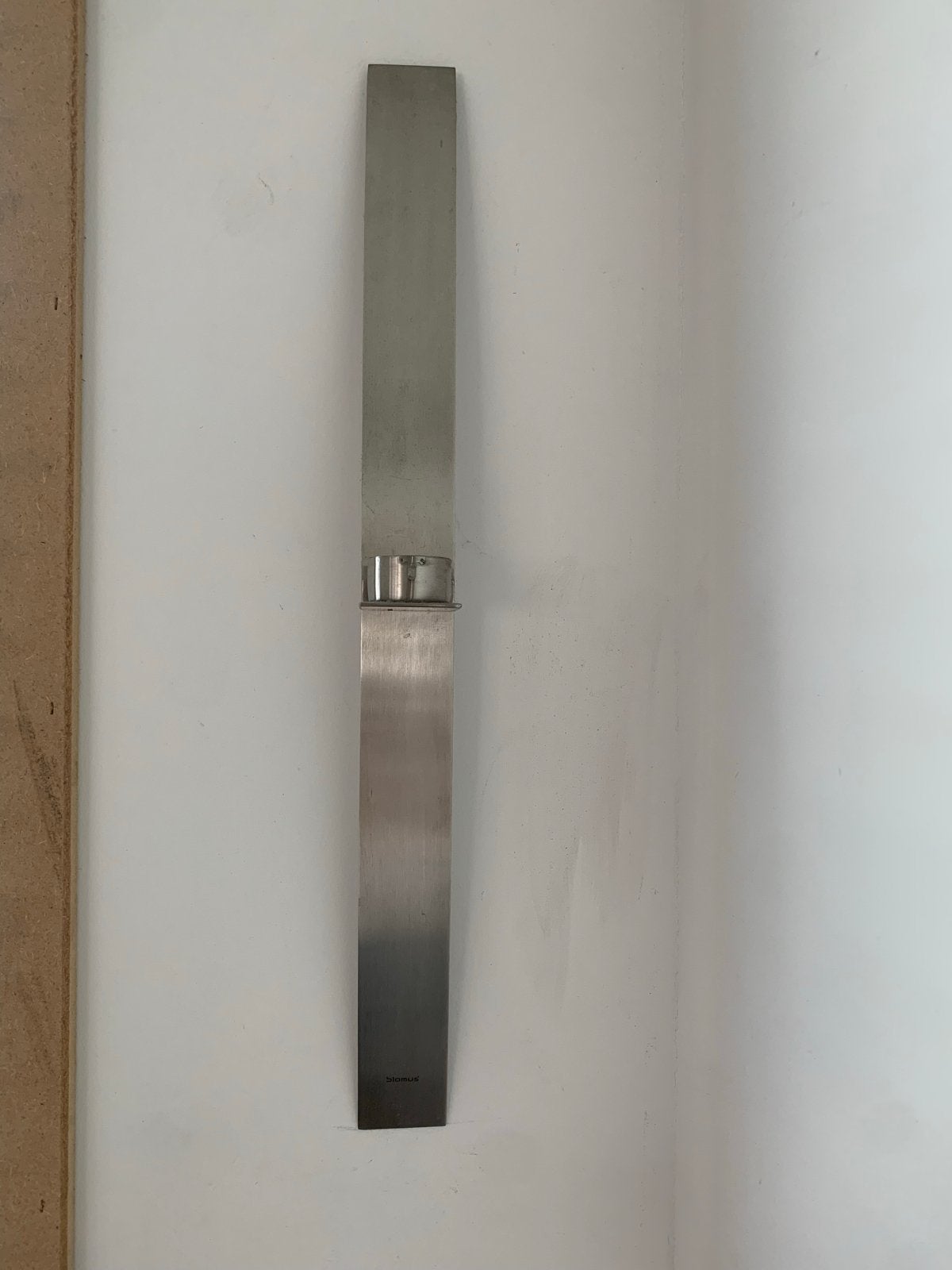 2 x Blomus Lado RVS Theelichthouder 68261 voor aan de wand., Ophalen, Gebruikt, Overige merken, Waxinelichthouder