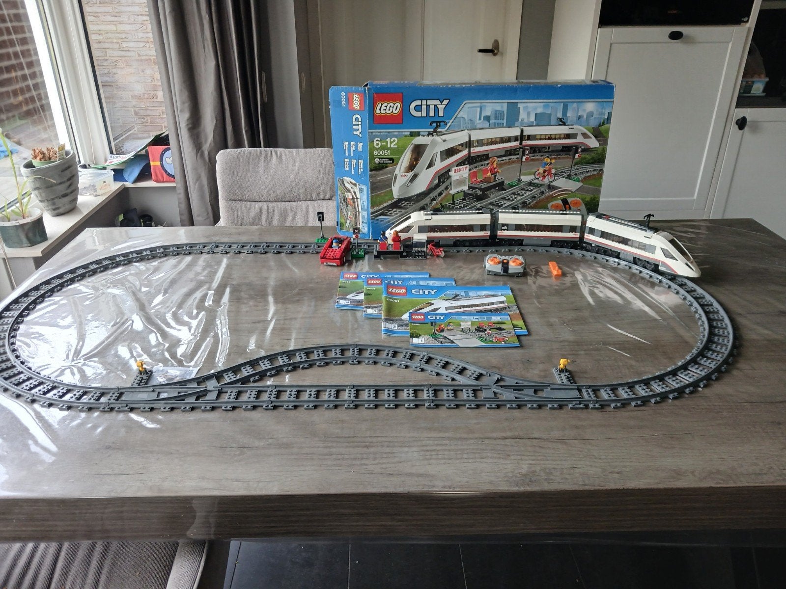 lego city 60051 trein, Lego, Ophalen of Verzenden, Zo goed als nieuw, Compleet