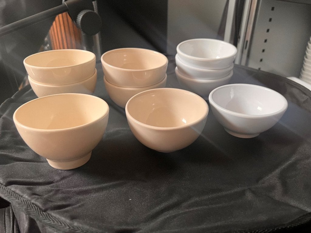 Kleine schaaltjes 10 stuks, Ophalen, Porselein, Overige stijlen, Schaal of Schalen