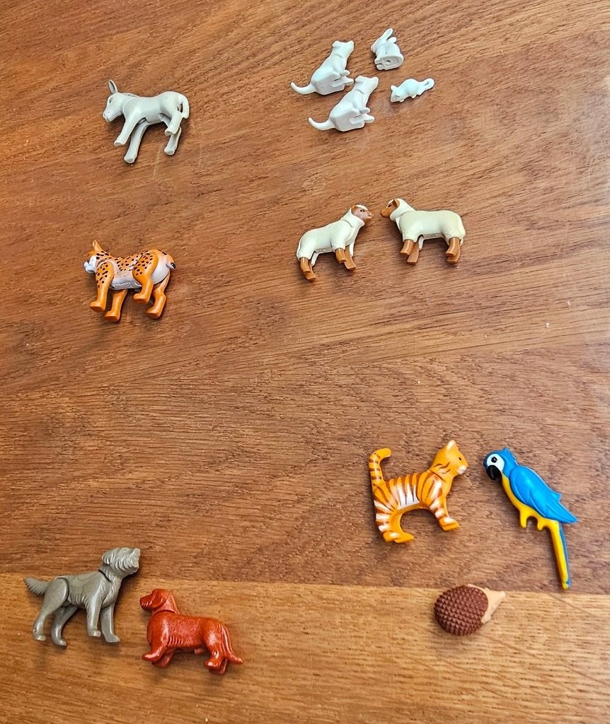 Playmobil - losse dieren € 0,50 p/st., Ophalen of Verzenden, Gebruikt, Losse onderdelen, Overige typen