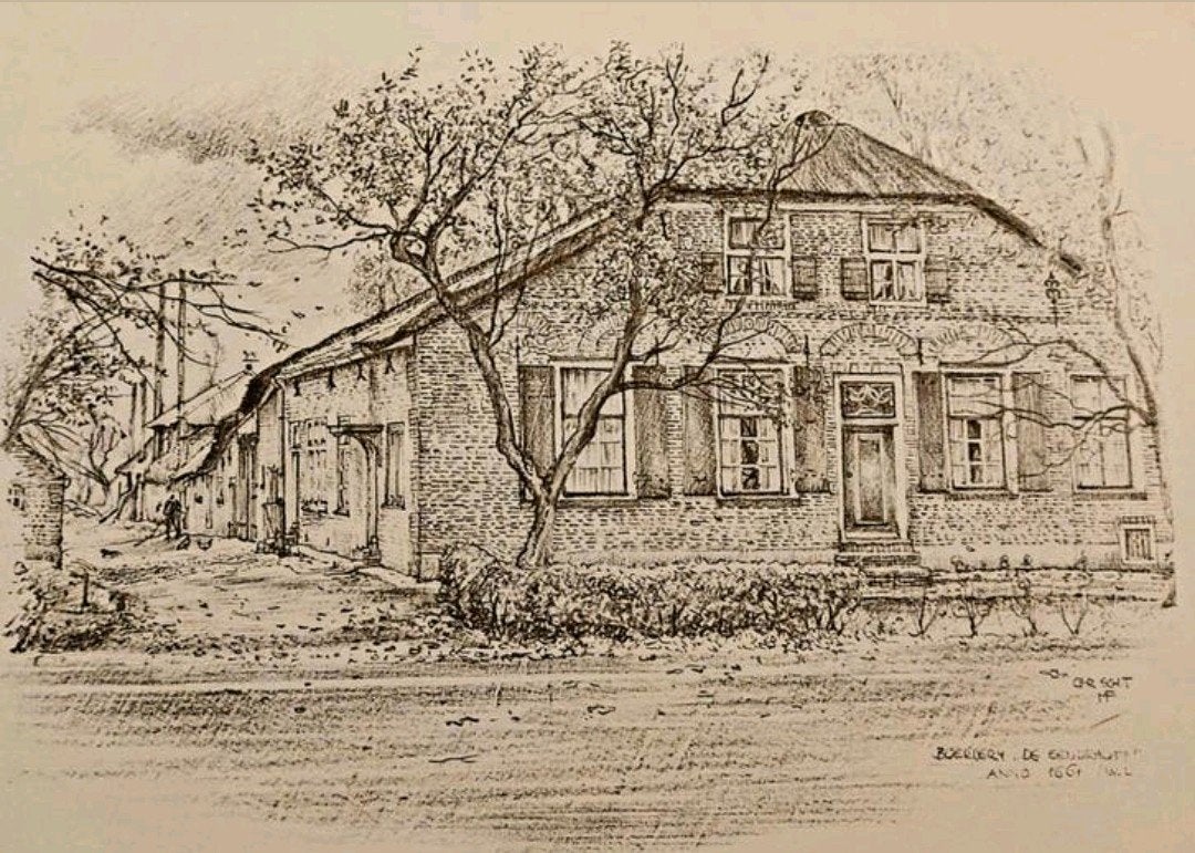 Eemnes ... Boerderij de Eendracht ..., Antiek en Kunst, Ophalen of Verzenden