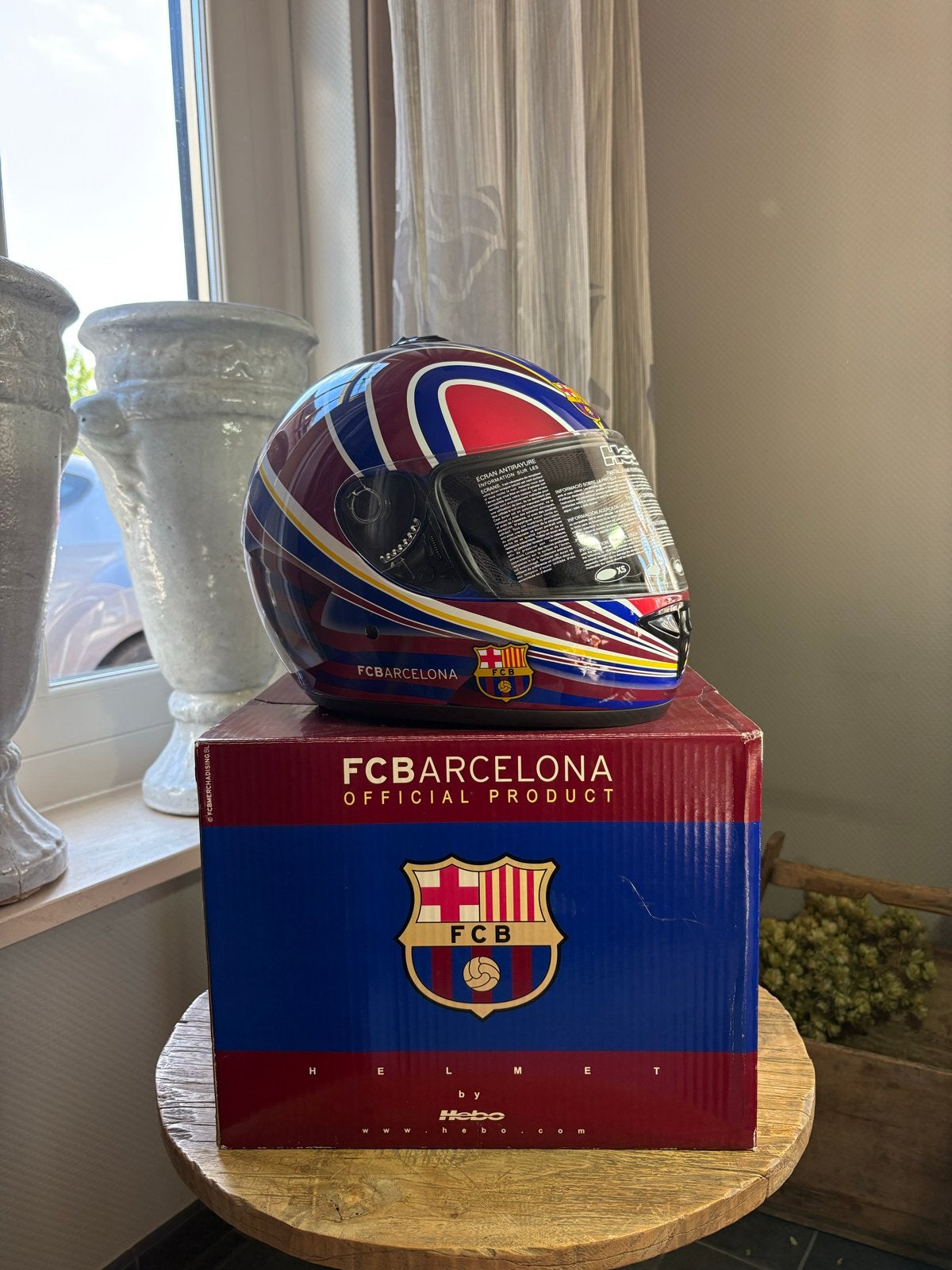 Officiële Hebo FC Barcelona Helm - Diverse Maten, Ophalen of Verzenden, Nieuw met kaartje, Heren, Overige typen