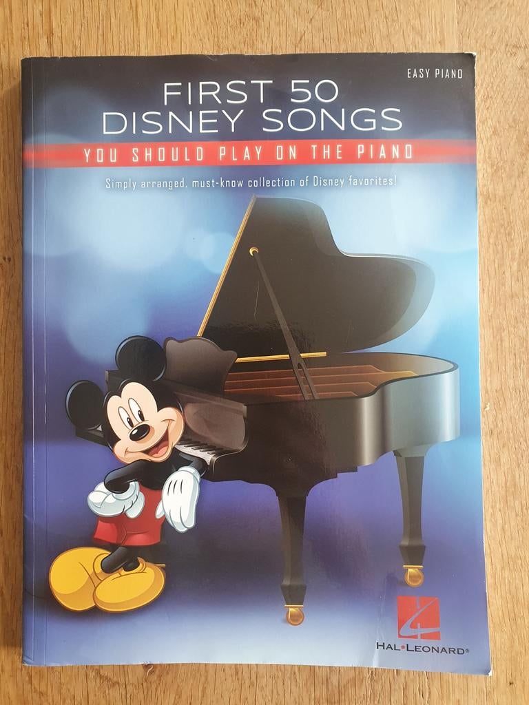 Easy Piano First 50 Disney Songs bladmuziek, Ophalen of Verzenden, Zo goed als nieuw, Piano