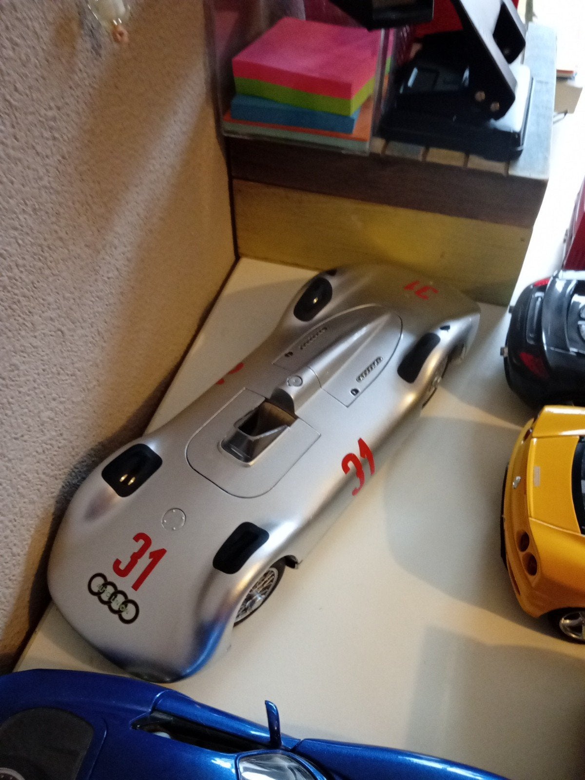 Audi Auto Union Type C modelauto - Schaalmodel, Ophalen of Verzenden, Zo goed als nieuw, Auto, Overige merken