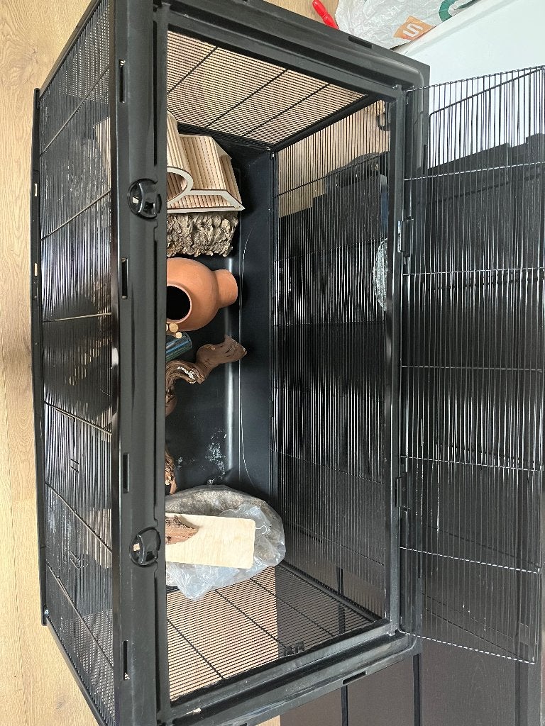 Hamsterhok 100x54x61 (zwart), Ophalen, Gebruikt, 60 tot 90 cm, Muis