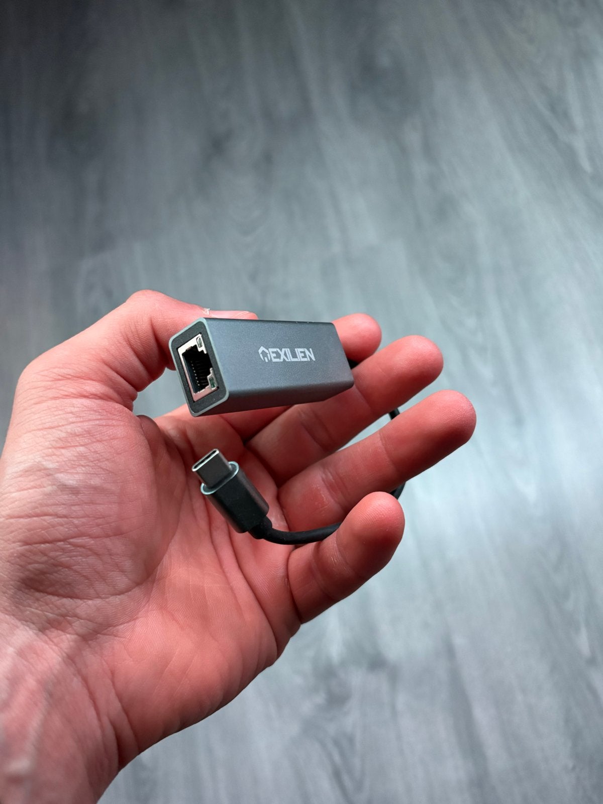 EXILIEN USB-C naar Ethernet Adapter - Nieuwstaat, Ophalen, Zo goed als nieuw