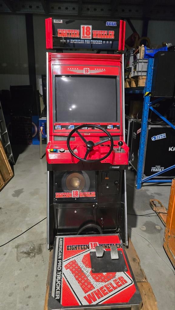 Gereviseerde Sega 18 Wheeler Arcadekast - Topstaat!, Verzamelen, Automaten | Overige, Ophalen of Verzenden